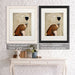 Basset Hound, Dog Au Vin, Dog Art Print, Wall art | Framed Black