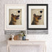 German Shepherd, Dog Au Vin, Dog Art Print, Wall art | Framed Black
