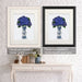 Chinoiserie Hydrangea Blue, Blue Vase, Art Print | Canvas 11x14inch
