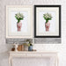 Chinoiserie Tulips White, Hyacinth White, Red Vase, Art Print | Canvas 11x14inch
