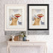Chihuahua Fawn Pasta Cream, Dog Art Print, Wall art | Framed Black
