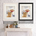 Chihuahua Long Haired Pasta Cream, Dog Art Print, Wall art | Framed Black