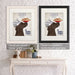 Labrador Brown Pasta Cream, Dog Art Print, Wall art | Framed Black