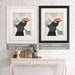 Poodle Black Pasta Cream, Dog Art Print, Wall art | Framed Black