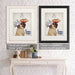 Pug Fawn Pasta Cream, Dog Art Print, Wall art | Canvas 11x14inch
