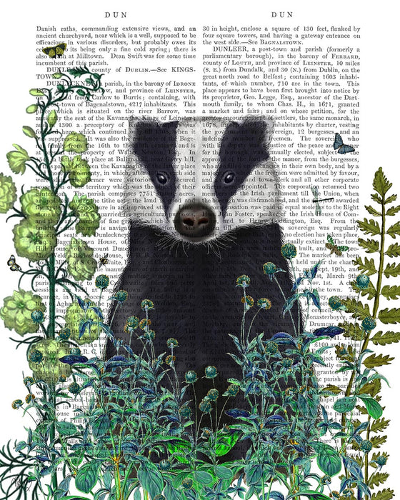 Badger In The Garden