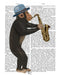Monkey Playing Saxophone