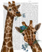 Chewing Giraffe Duo