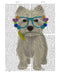 West Highland Terrier Flower Glasses