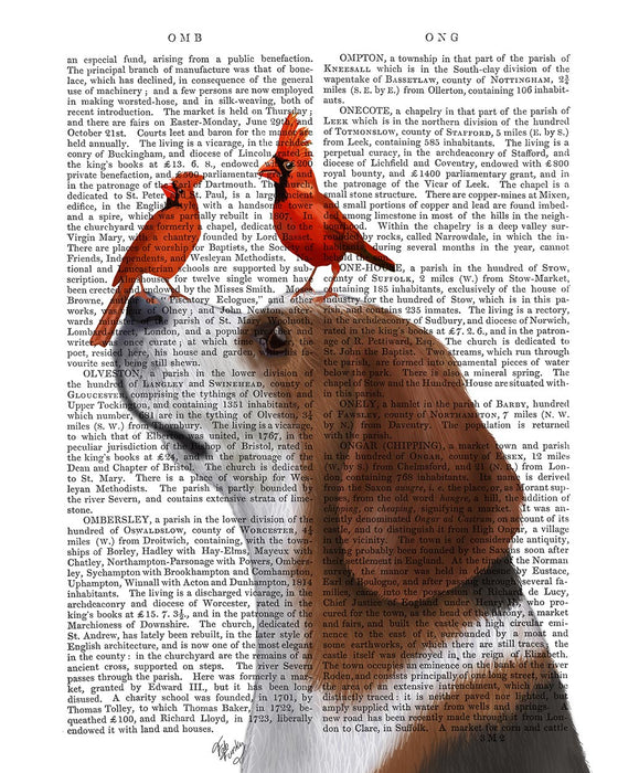Beagle and Red Cardinals