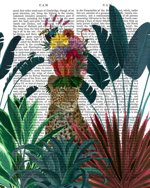 Leopard with Headdress