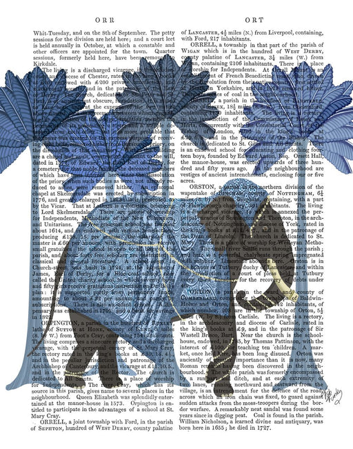 Elephant in palms