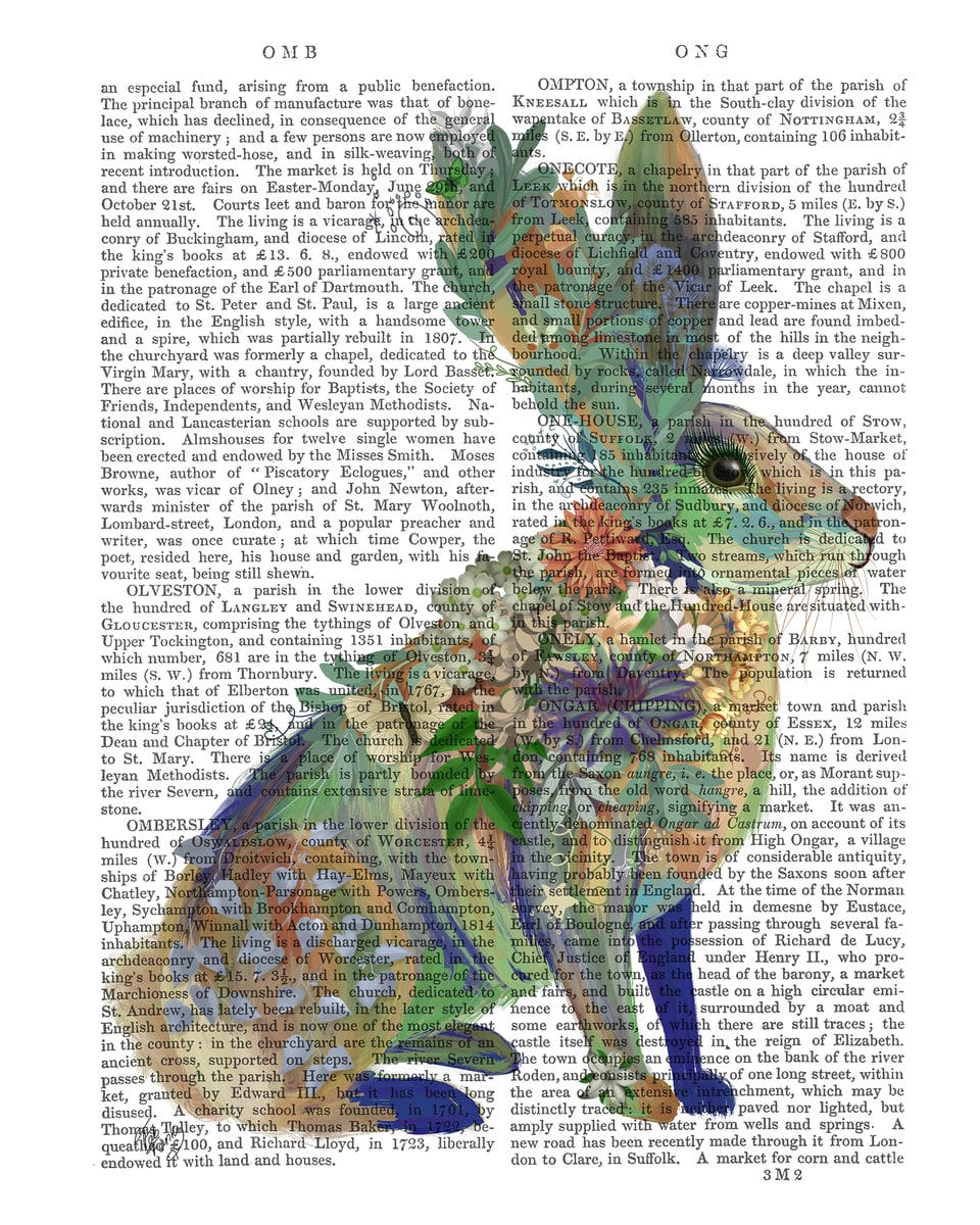 FabFunky Fantastic Florals Hare