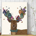 Deer Birdkeeper, Owls, Art Print, Canvas Wall Art | Print 18x24inch