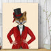 Foxy Lady Hunter 1, Portrait, Art Print, Canvas Wall Art | Print 18x24inch