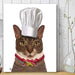 Cat Chef, Art Print, Canvas Wall Art