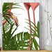 Flamingo Peering, Bird Art Print, Wall Art | Print 24x36in