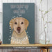 Labrador Yellow, You Light Up, Dog Art Print, Wall art | Canvas 11x14inch