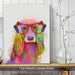 Cocker Spaniel Rainbow Splash, Portrait, Dog Art Print, Wall art | Canvas 11x14inch