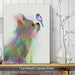Chihuahua, Long Haired, Rainbow Splash, Dog Art Print, Wall art | Canvas 11x14inch