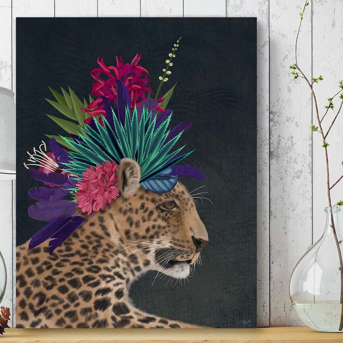 Hot House Leopard 1, Art Print, Canvas Wall Art