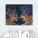 Hot House Leopards, Pair, Dark, Art Print | Print 24x36in