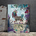 Zebra and Blue Parrot, Limited Edition, Fine Art Print | Ltd Ed Canvas 18x24inch