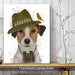 Jack Russell Bird Watcher, Dog Art Print, Wall art | Canvas 11x14inch