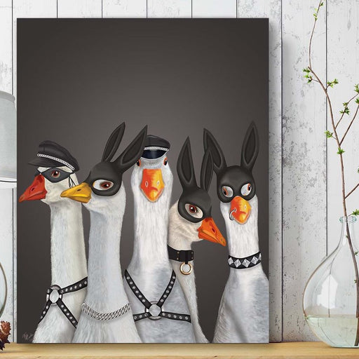 Geese Guys, Bird Art Print, Wall Art | Print 24x36in
