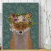 Fox Bohemian, Art Print, Canvas Wall Art | Print 14x11inch