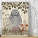 Country Lane Owl 2, Earth, Art Print | Print 24x36in