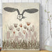 Country Lane Owl 4, Earth, Art Print | Framed White