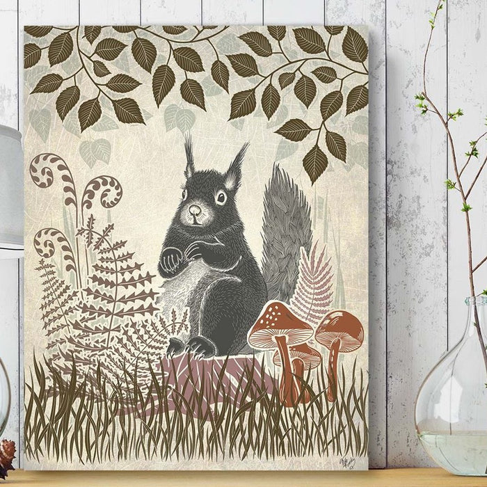 Country Lane Squirrel 2, Earth, Art Print | Print 24x36in