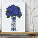 Chinoiserie Hydrangea Blue, Blue Vase, Art Print | Framed Black