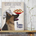 German Shepherd Pasta Cream, Dog Art Print, Wall art | Canvas 11x14inch