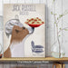 Jack Russell Pasta Cream, Dog Art Print, Wall art | Canvas 11x14inch