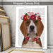 Beagle Flower Headdress