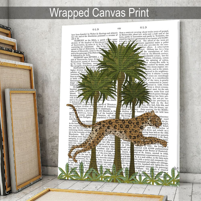 Leaping Leopard, Animalia Book Print, Art Print, Wall Art