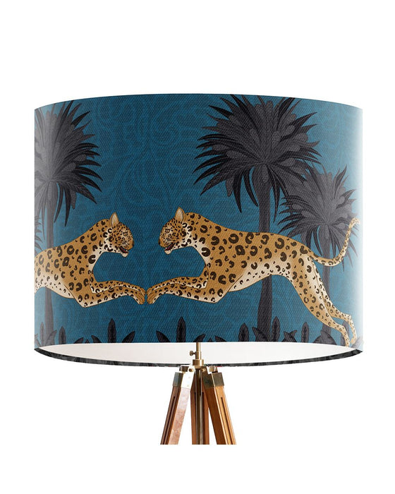 Leaping Leopard Lagoon, Animalia, Lamp shade, Drum, Pendant Lighting ...