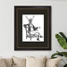 Distinguished Deer, Limited Edition Print of drawing | Ltd Ed Print 18x24inch