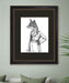 Portrait of Dandy Fox, Limited Edition Print of drawing | Ltd Ed Print 18x24inch
